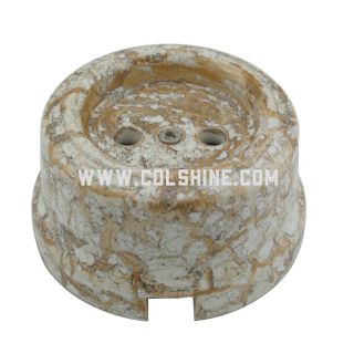 Ceramic Light Socket in Mable Color 250V 10A