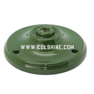 Green Ceramic Ceiling Plate for Retro Pendant Lights