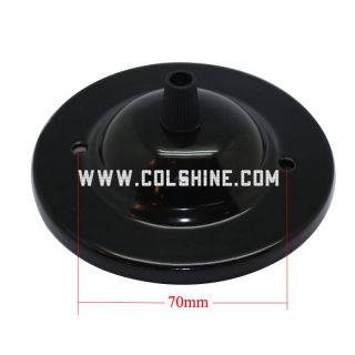 Black Ceiling Roses Fitting for Pendant Light