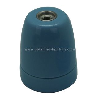 Blue Color Porcelain E27 Pendant lampholder