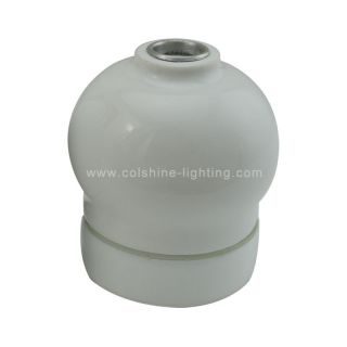 E27 Black Bulb Lamp Holder White