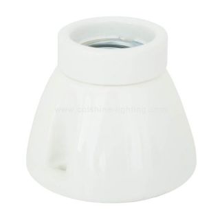 E27 Porcelain Ceiling Mounted Light Bulb Holder