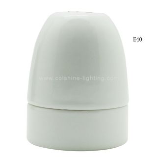 Porcelain Lamp Holder E40