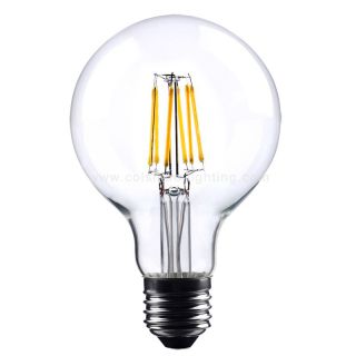 Warm White Filament LED Bulb G95 6W