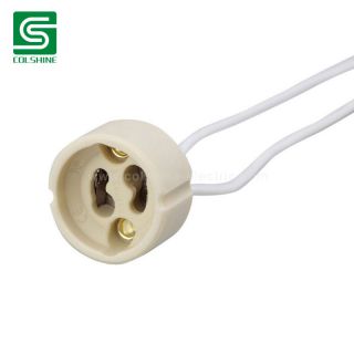 GU10 LED Light Bulb Socket Base Holder With Silicone Wire